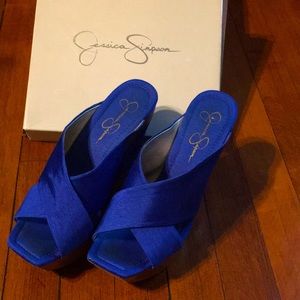 Jessica Simpson Wedge Sandals Size 7.5